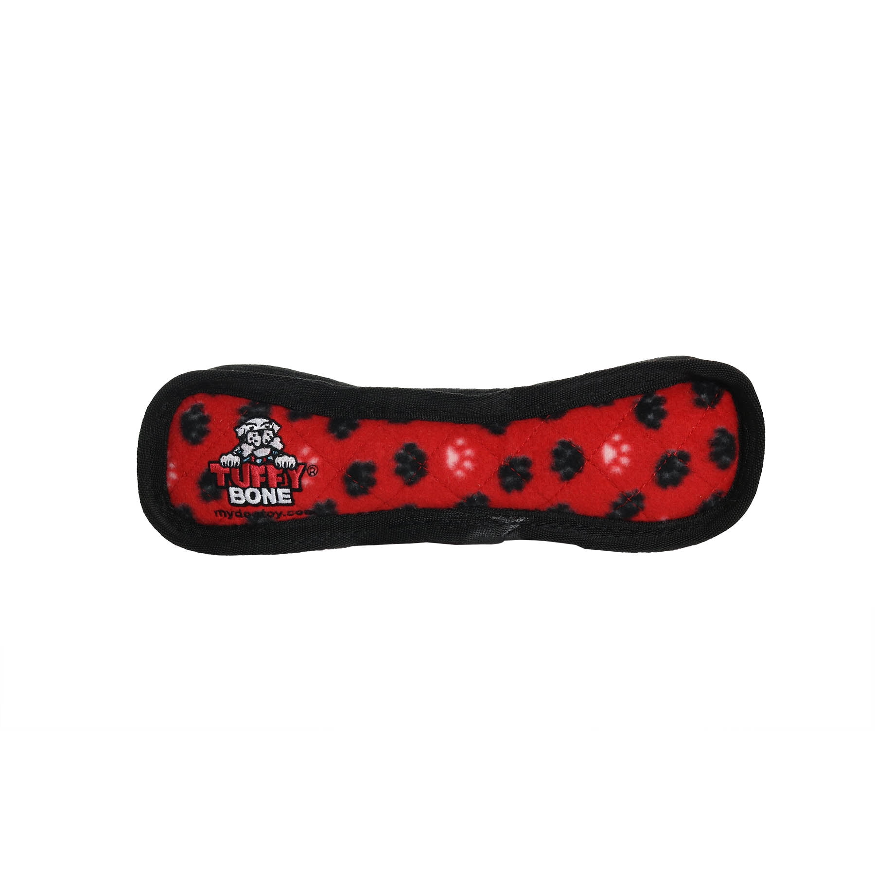 TUFFY® Ultimate Bone Red Paw, 2-Pack Durable Plush Squeaky Dog Toys