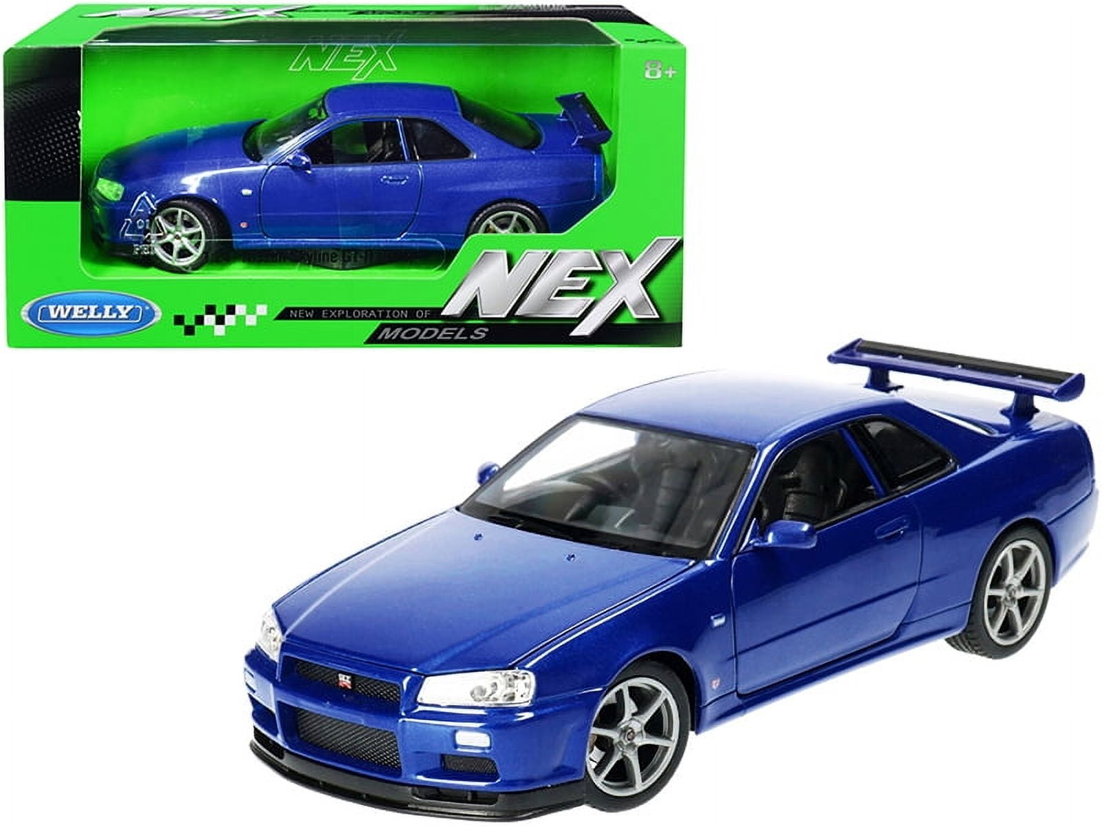 ★商談中★　プルバックミニカー NISSAN SKYLINE GT-R R34 日産 スカイラインGT-R R34 プルバックミニカー - メルカリ