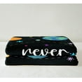thumbnail image 3 of Solar System Throw Blanket Outer Space Blanket,Cute Cartoon Space Planet Print Fleece Blanket for Teens Universe Themed Decor Fuzzy Blanket Galaxy Starry Sky Sherpa Blanket 90"x90", 3 of 6