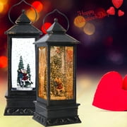 Snow Globe Lantern for Lover- Dancing Couple Vintage Snow Globe Lantern Home Decor and  As Anniversary Valentine's Day Birthday Gifts