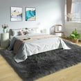 thumbnail image 2 of Latepis Dark Grey Fur Rug 8x10, Faux Sheepskin Rug for Living Room Bedroom Rugs Washable Rug Fluffy Rug, Rectangle, 2 of 7