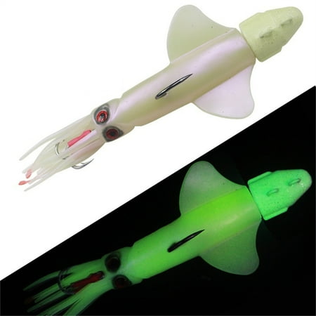 Glows Squids Skirts Fishing Baits Soft Plastic Octopuses Lures Luminous Trolling Fishing Lures Saltwaters Fishing Tackle