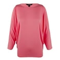 thumbnail image 3 of Women's Petite Cutout Shoulder Knit Jersey Top-PR-PM, 3 of 3