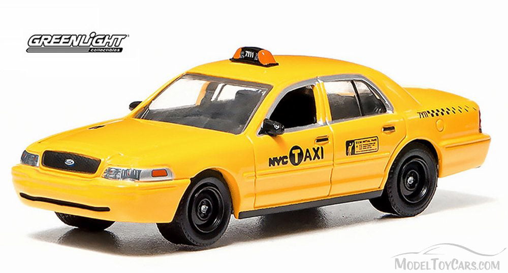 Greenlight Ford Crown Victoria 2011 Los Angeles Taxi Checker Cab 30055 1/64