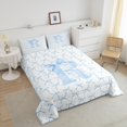 thumbnail image 4 of Erosebridal Kawaii Bowknot Bedding Twin Comforter Set,Initial Letter Down Comforter,Monogrammed Decor,Reversible,Lightweight,2-Piece, 4 of 7