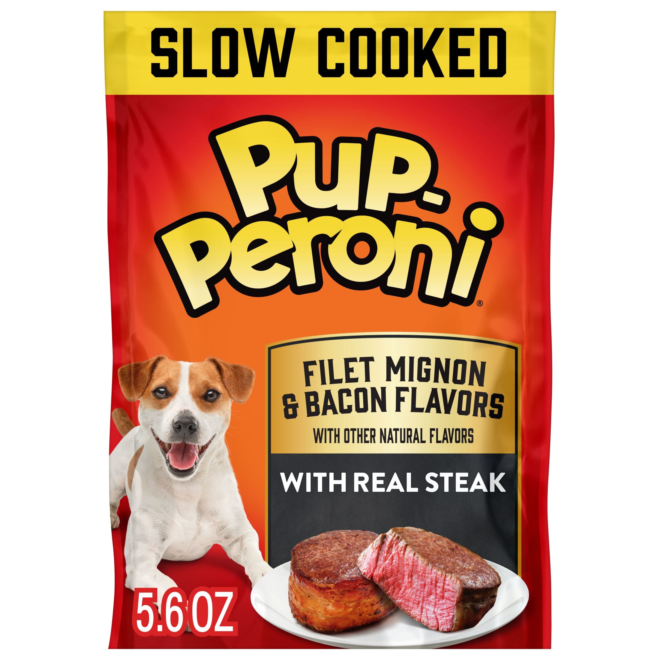 Pup Peroni Filet Mignon & Bacon Flavor Dog Treats, 5.6 Ounce Bag