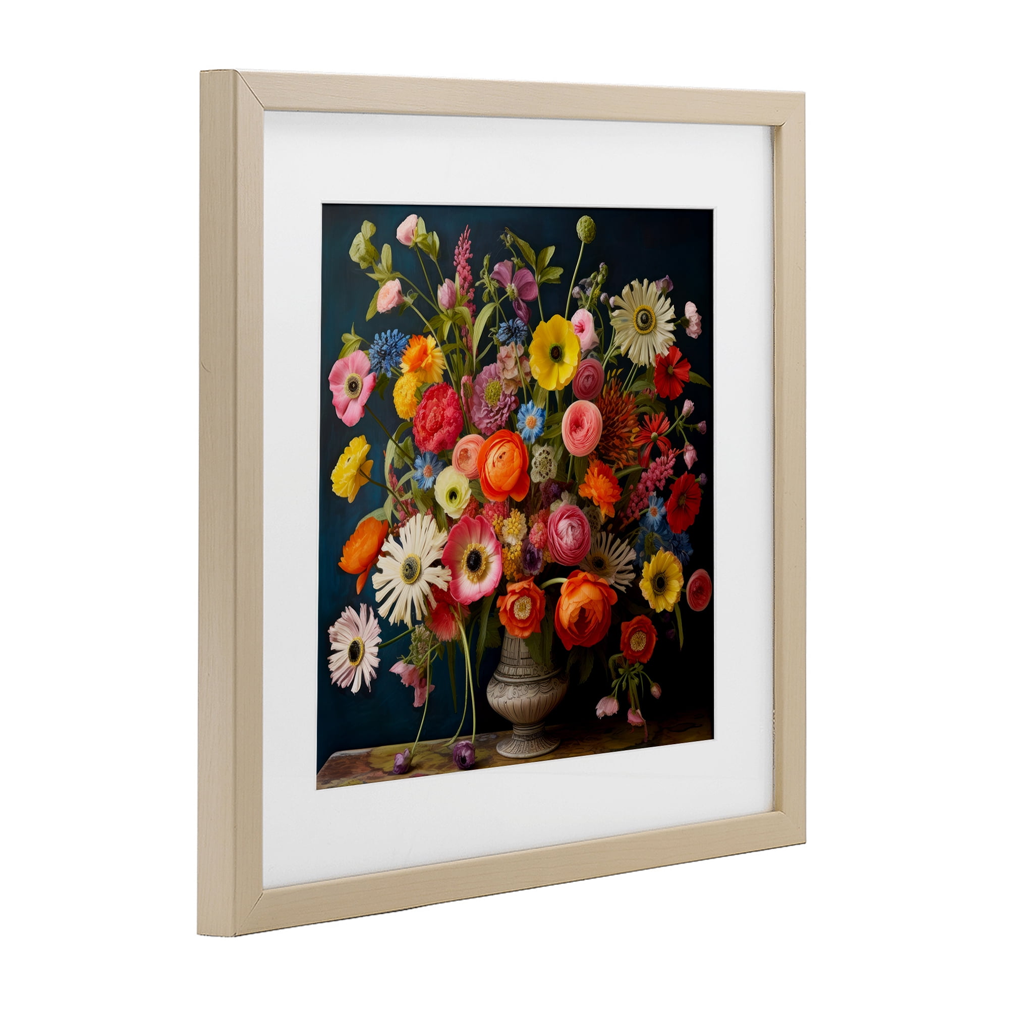 Stupell Industries Harmonious Garden Bouquet Birch Framed Print Under Glass, design by Lazar Studio