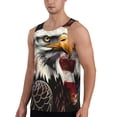 thumbnail image 2 of KLL Retro American Eagle A Print Men's Muscle Gym Workout Stringer Tank Tops Bodybuilding Fitness T-Shirts Tank Tops Men-Large, 2 of 7