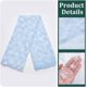 thumbnail image 4 of Tela de tul con estampado de copos de nieve, 1,09 yardas, 69 pulgadas, organza transparente azul claro con estampado de copos de nieve de terciopelo, 4 of 6