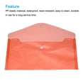 thumbnail image 4 of Unique Bargains File Folder Plastic Envelopes Document Organizer Red, 4 of 6