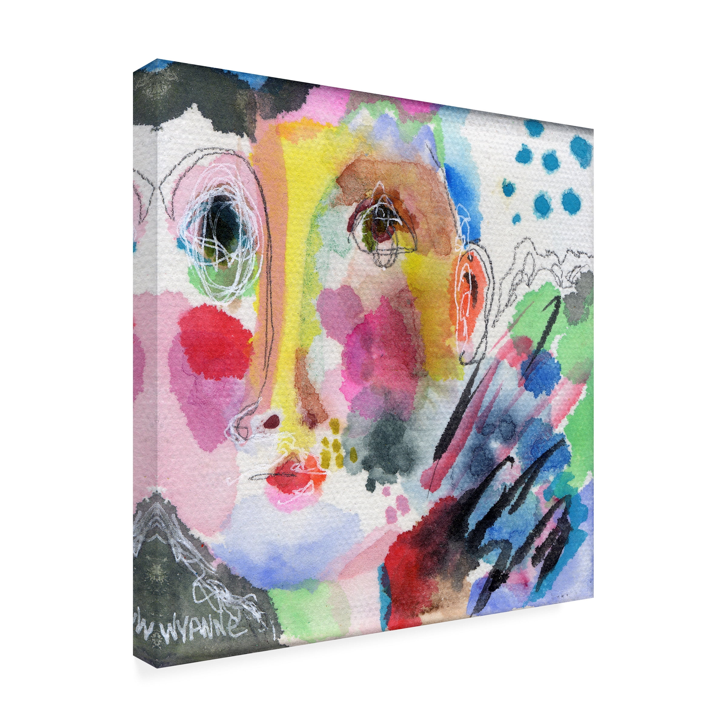 Trademark Fine Art 'Always The Warrior' Canvas Art by Wyanne