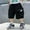Black, variant on Teen Boys Denim Cutoffs Comfort Relaxed Fit Washed Denim Kids Summer Black Boys Shorts 14-15 Years