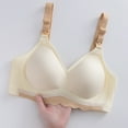 thumbnail image 6 of EOYWHK 1PC Maternity Bras for Breastfeeding, Pregnant Women's Plain Color Bra Nursing Bras, 6 of 9
