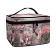 thumbnail image 2 of HELLHERO Hummingbirds Hibiscus Flowers Make up Organizer Handy Travel Make Up Organizer Desktop Neatness Adult Birthdays, 2 of 5
