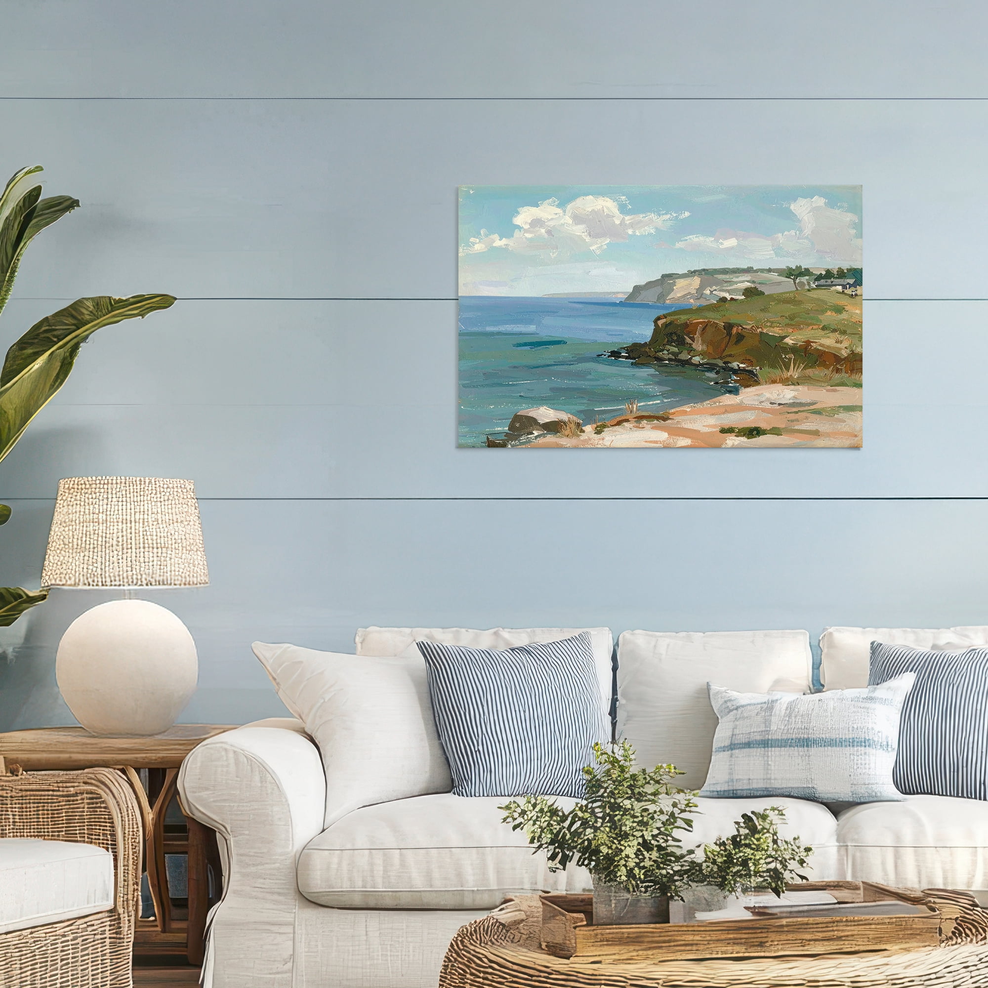 Stupell Industries Along The Shore Scenery Canvas Wall Art, design by Alonza Saunders