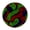 Green, variant on Snuffle Ball Dog Toy Interactive Puzzle Toy and Slow Feeder for Scent Training and Foraging Instinct Relief for All Dog Breeds Plush Machine Washable Pet Enrichment Toy - Red