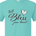 thumbnail image 4 of Inktastic Well Bless Your Heart with Calico Print T-Shirt, 4 of 5