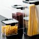 thumbnail image 2 of Toystoory Contenedor de almacenamiento de cereales de 460ML/700ML/1300ML/1800ML, caja hermética para alimentos frescos, tarro cuadrado Type2 NO2, 2 of 6