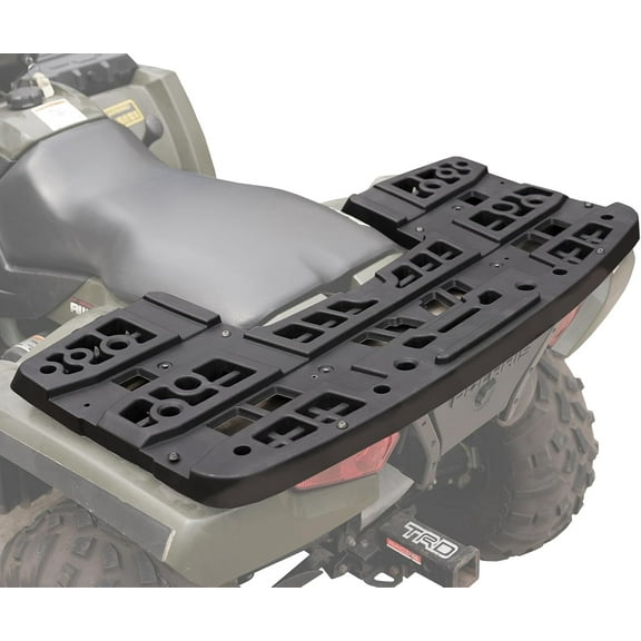 A & UTV PRO Rear Rack Mounting for Polaris Sportsman 500 450 2005-2010, Rear Luggage Storage Bracket Assembly Accessories, Replace OEM # 2633208-070, Gloss Black