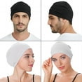 thumbnail image 6 of 2Pcs/4Pcs Cotton Skull Caps for Men Women, Lightweight Beanie Sleep Hats Breathable Helmet Liner, 6 of 7