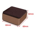 thumbnail image 2 of Set of Solid Lifts Desk Sofa Feet Brown 60x32mm, 2 of 8