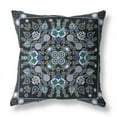 thumbnail image 6 of Amrita Sen Designs  26 x 26 in. Paisley Leaf Geo Broadcloth Indoor & Outdoor Zippered Pillow - Black, Grey & Midnight Blue, 6 of 6