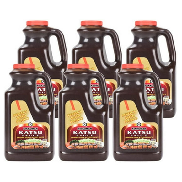Kikkoman 4.7 lb. Katsu Sauce - 6/Case - Elevate Your Dishes with Authentic Japanese Flavors
