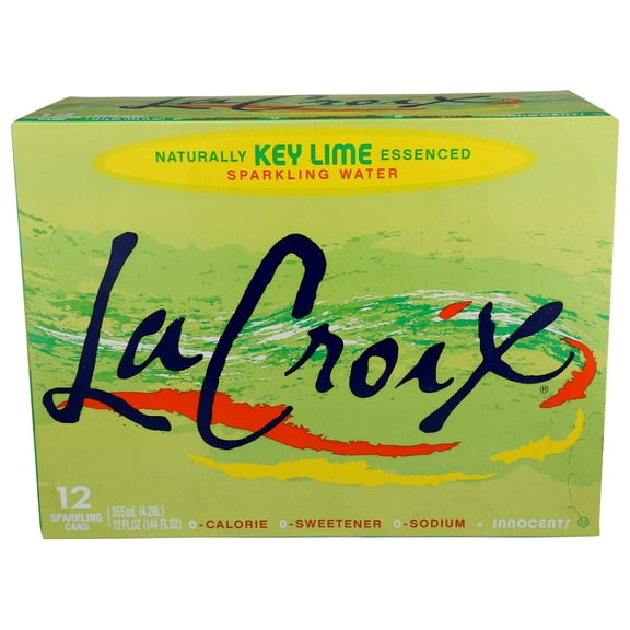 La Croix Key Lime Sparkling Water 100% Natural 4.26 Liter (Pack Of 2)