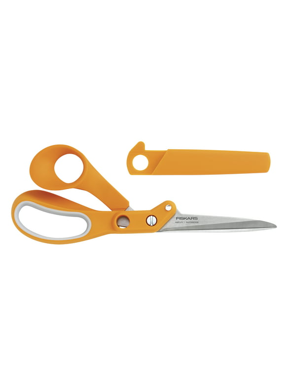 Fiskars Amplify Razor Edge Scissors Fabric Shears, Orange, 1 Each, 8 inch