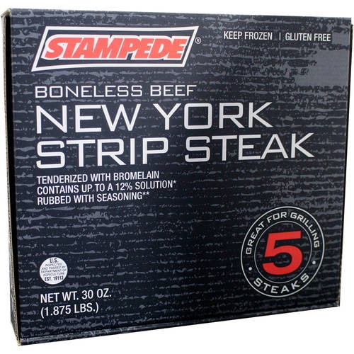 Boneless Beef New York Strip Steak 30 Oz Beef Poster