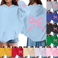 thumbnail image 7 of EnJoCho Bow Hoodie for Girls Kids Graphic Cute Hoodies Girl's Leopard Sweatshirts Prints Casual Pullover Sweatshirt, 7 of 7