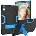 thumbnail image 1 of Mignova for Lenovo Tab P11 Pro Tablet Case ,Drop-Proof Shock-Resistant Rugged (with Stand) Hybrid casefor Lenovo Tab P11 Pro 11.5 inch (Model:TB-J706F/J706L)+Screen Protector (Black/Blue, 1 Pack), 1 of 7