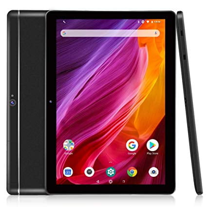 Dragon Touch 10 inch Tablet, 2GB RAM 16GB Storage, Quad-Core Processor, 10.1 IPS HD Display, Micro HDMI, 2019 Android Tablets K10 5G Wi-Fi, Metal Body