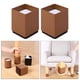 thumbnail image 5 of Pie de pata de muebles Autoadhesivo antideslizante Elevadores de muebles Silla Escritorio Pies de Accesorios Cuadrado 4x5cm Marrón Macarena Elevadores de sofá, 5 of 8