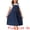 Black Blue, variant on DARING DIVA Women's Plus Denim Overalls Jumper Jean Midi Dress 1X Blue
