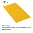 thumbnail image 3 of Unique Bargains PMMA Acrylic Sheets Colored Non Transparent 12 x 6 Inch Yellow for Crafts 2 Pack, 3 of 4