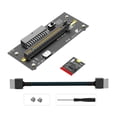 thumbnail image 1 of High-Speed M.2 to Oculink Adapter Card PCI-E 4.0 16X for System Expansion, ATX 6Pin 24Pin Power Connector, High-Bandwidth NVMe Storage, Data Transfer, 1 of 8
