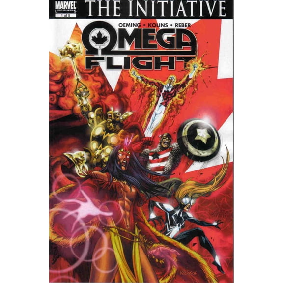 Omega Flight #1 VF ; Marvel Comic Book