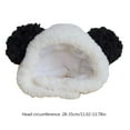thumbnail image 5 of Pet Costume Cap with Ears Panda Shape Hat Party Dress Accessories and Small Sized Dogs, 5 of 8
