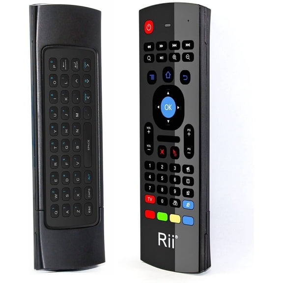 Rii MX3 Multifunction 2.4G Fly Mouse Mini Wireless Keyboard & Infrared Remote Control & 3-Gyro 3-Gsensor for Google Android TV/Box, IPTV, HTPC, Windows, MAC OS, PS