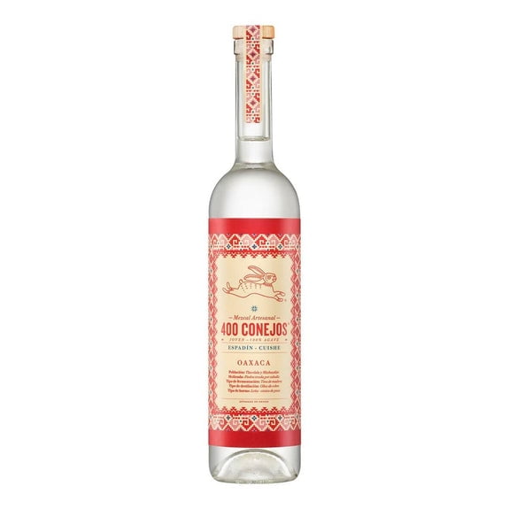 Mezcal Joven 100% 400 Conejos Espadin Cuishe 750ml
