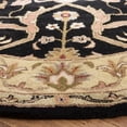 thumbnail image 3 of Safavieh Heritage Oslo Oriental Wool Area Rug, Charcoal/Beige, 4' x 4' Round, 3 of 8