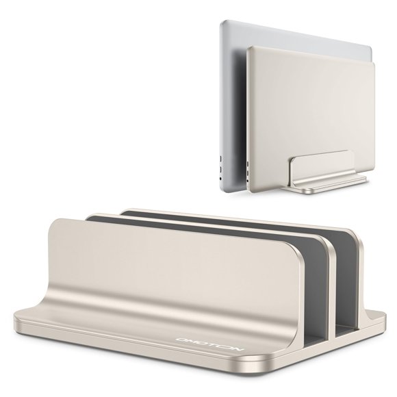 Soporte vertical para portátil OMOTON Double Dock para MacBook de 17,3"