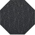 thumbnail image 1 of Indoor Outdoor custom size area rugs made in USA pattern Geometrical comes in Ten colors and Nine shapes rectangular,round,square,runners,oval,octagon,half round - Dark Grey, 3' Octagon Area Rugs, 1 of 1