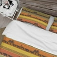 thumbnail image 4 of Designart 'African Wildlife with Ethnic Pattern' Tropical Bedding Set - Duvet Cover & Shams, 4 of 4