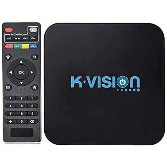 Amplificador Convertidor Smart TV KVISION Streaming 4K Control Remoto Android 7