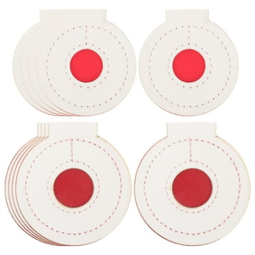 Slingshot Bullseye Versatile Microfiber Training Tools Accuracy Huntings Targets 10 Pcs White