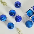 thumbnail image 4 of Christmas Tree Shaped Plating Ball Hanging Plastic Ball Christmas Ornaments Scene Arrangement, 4 of 4