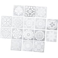 thumbnail image 1 of Plantilla de pintura rupestre: menos de 3 años deben usar este producto bajo la supervisión de los padres.48 PCS Juego de plantillas de dibujo de emparejamiento aleatorio: obtendrás plantill, 1 of 5