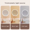 thumbnail image 4 of LCXmlly Standing Makeup Mirror With Adjustable Angle Adjustable LED Light Makeup Mirror Portable Vanity Mirror for Home and Travel, 4 of 9
